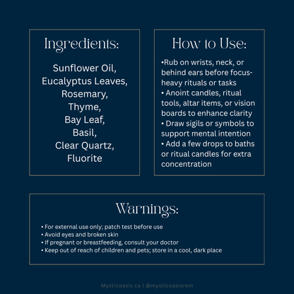 Clear Sight - Ritual Oil