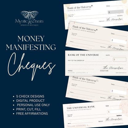 Manifestation Cheques Set