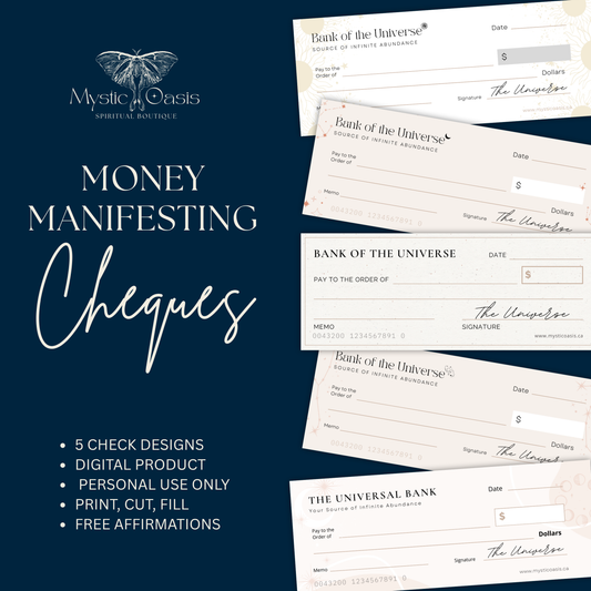 Manifestation Cheques Set